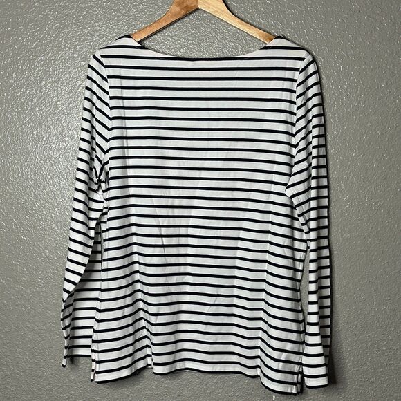Boden women’s long sleeve Ella Breton striped boatneck top - Picture 4 of 6